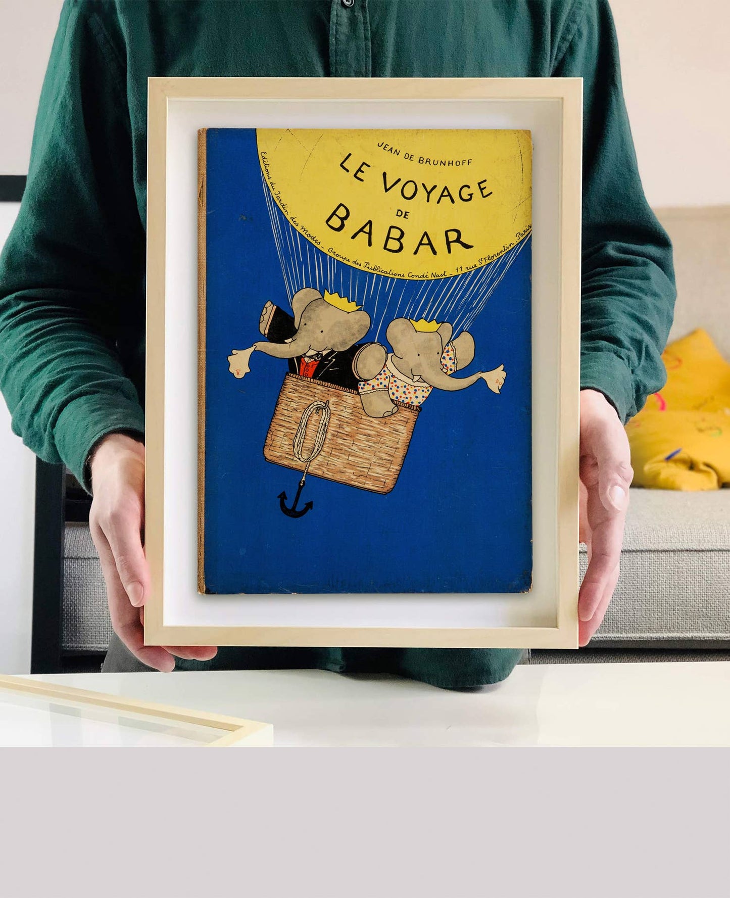 Le Voyage De Babar Book Cover Print