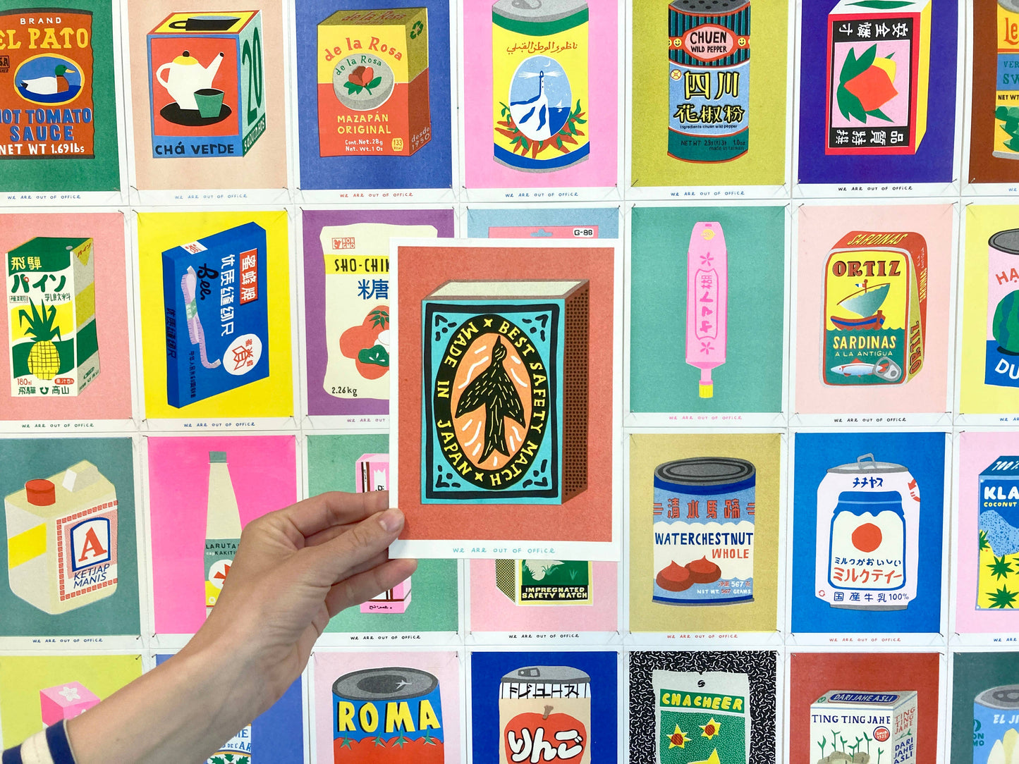 Japanese safety matches Risograph