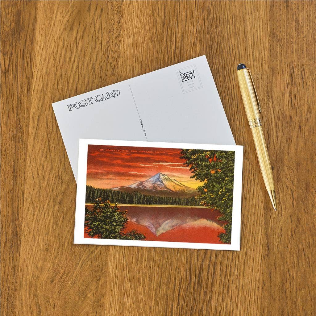 Mt Hood Sunrise Postcard