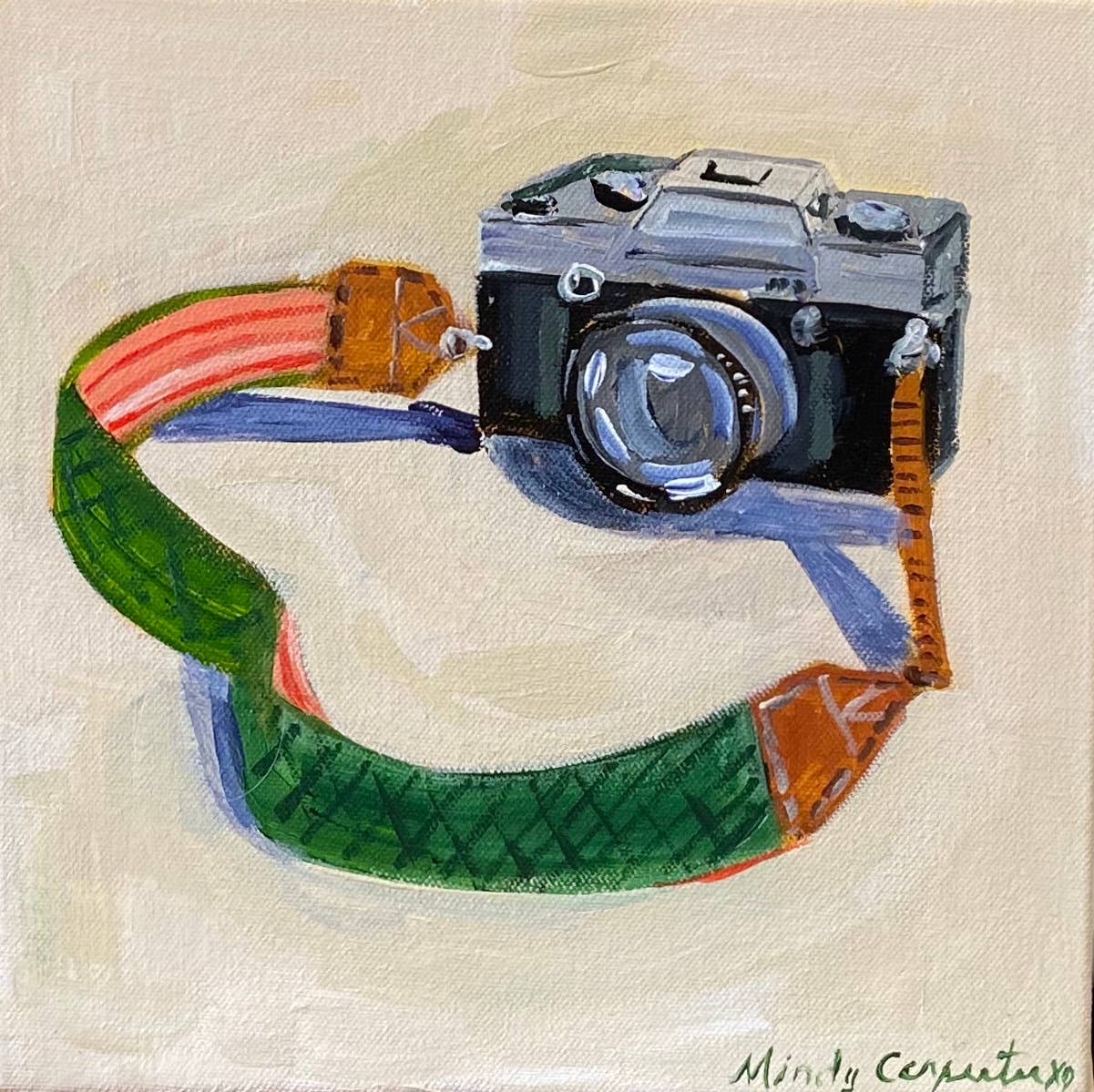 Vintage Camera Postcard