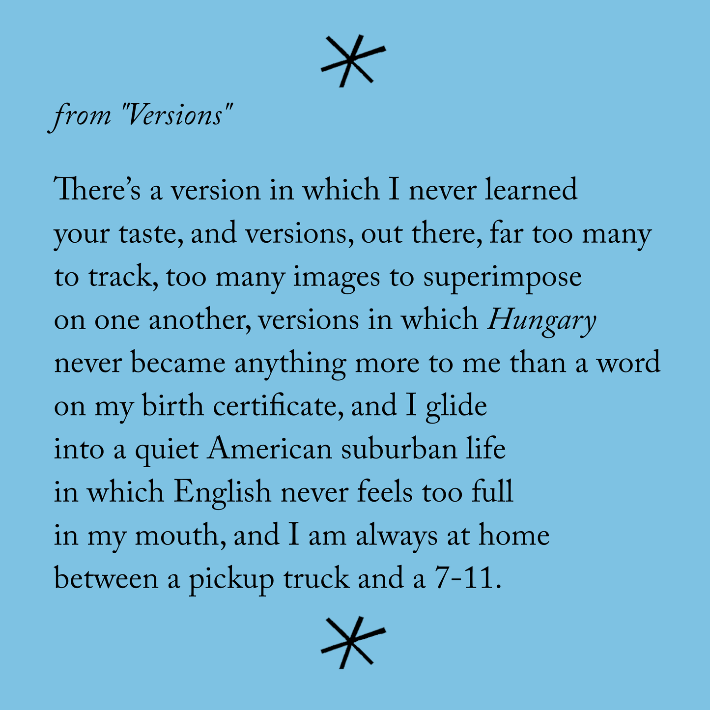 The Shapes Our Tongues Make