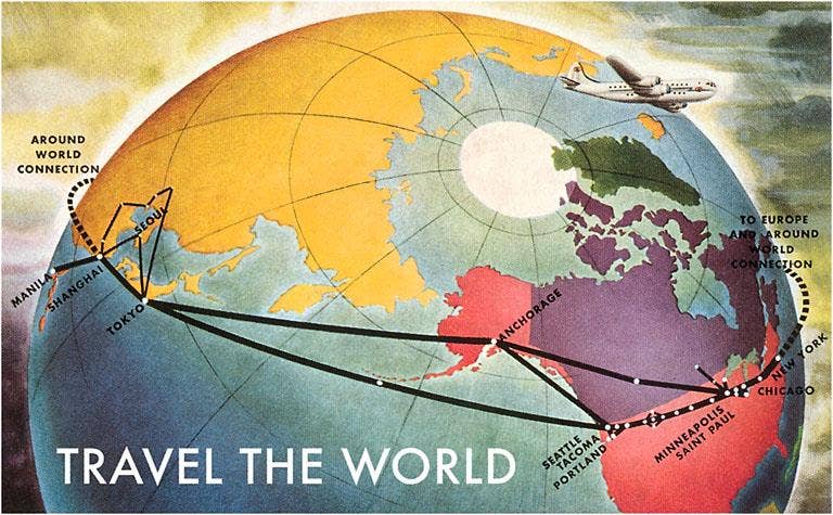 Travel the World Magnet