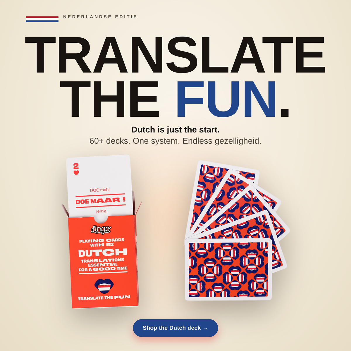 Dutch Travel Playing Cards