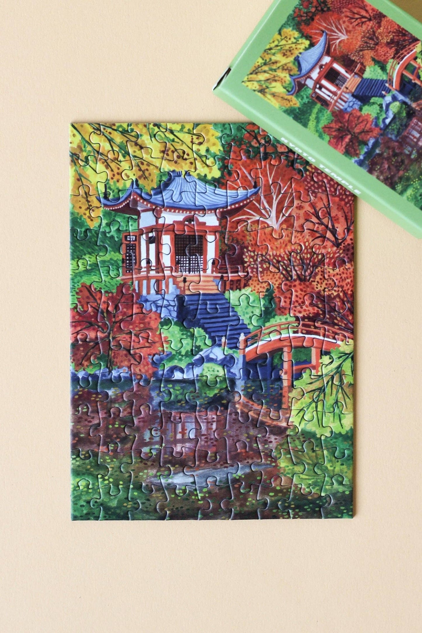 Kyoto Temple mini puzzle, 99 pieces