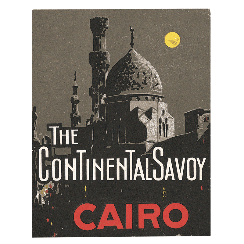 Grand Hotels - Travel Label Sticker Box
