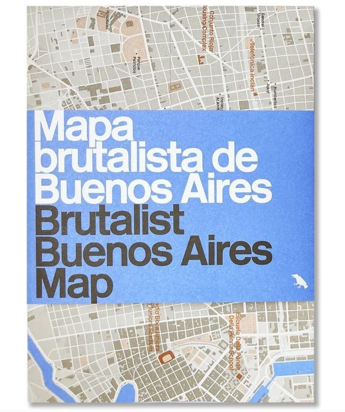 Brutalist Buenos Aires Map