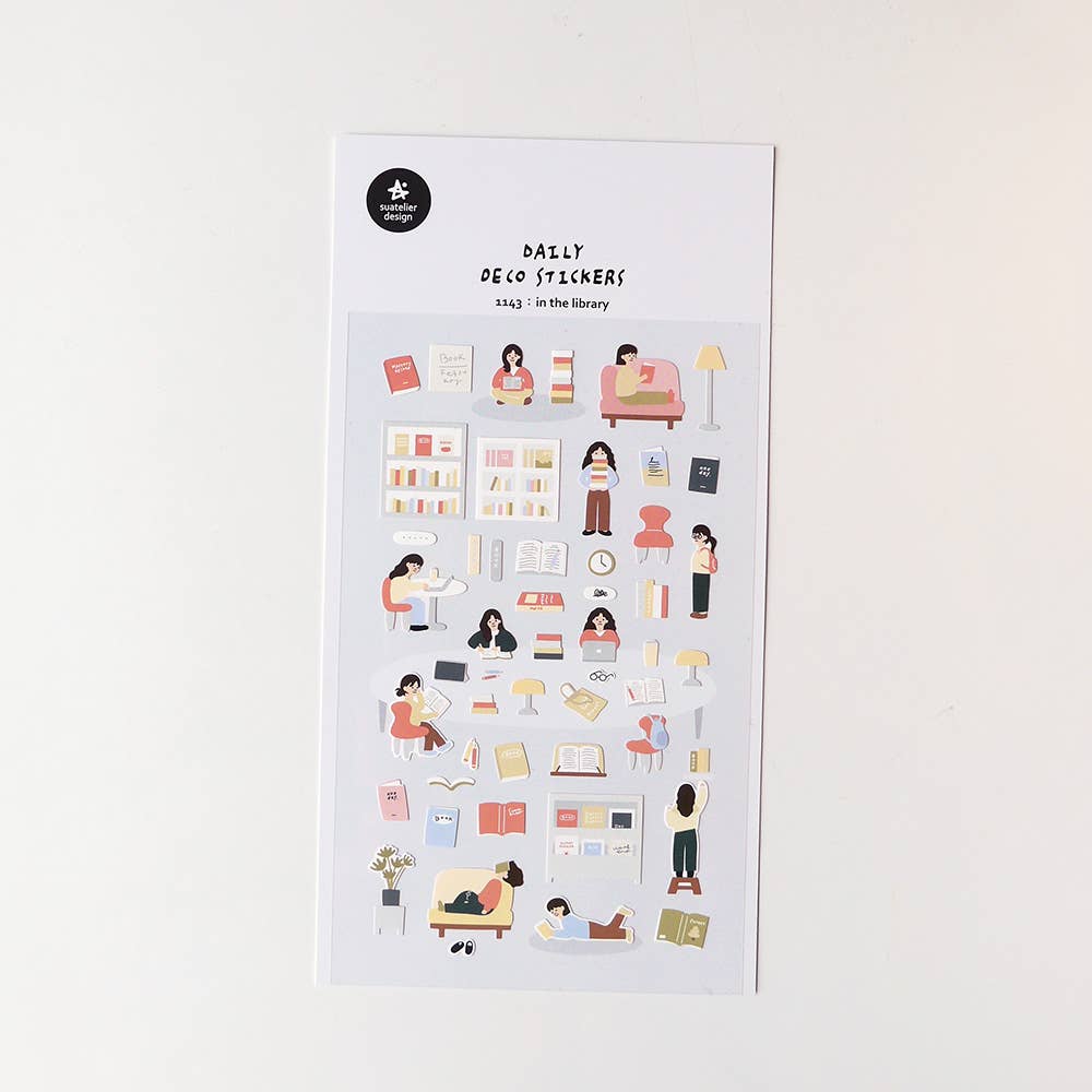 In the Library Sticker Sheet