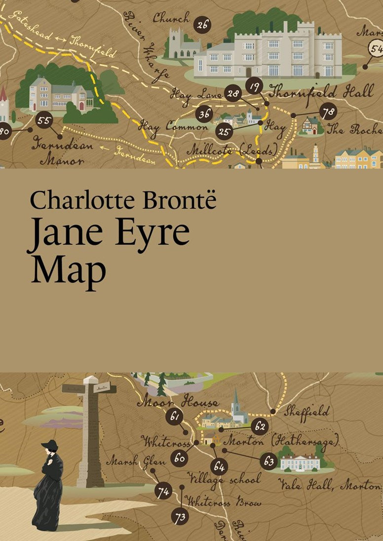 Charlotte Brontë Jane Eyre Map