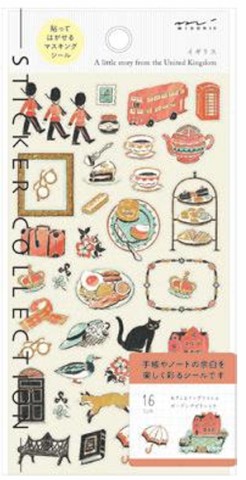United Kingdom Sticker Sheet