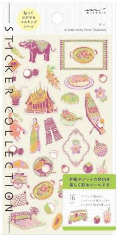 Thailand Sticker Sheet