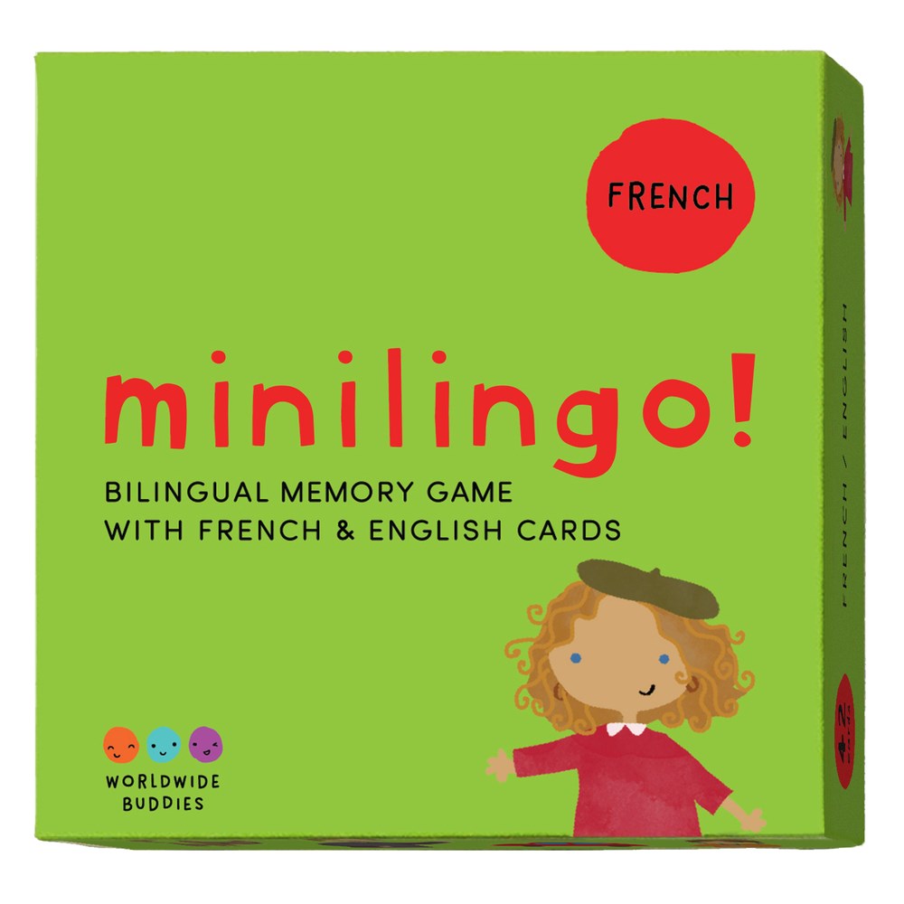 Minilingo Bilingual Memory Game - French/English