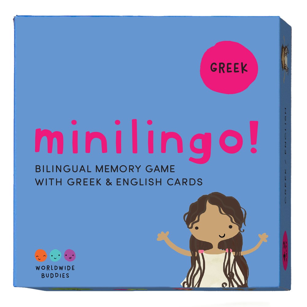 Minilingo Bilingual Memory Game - Greek/English