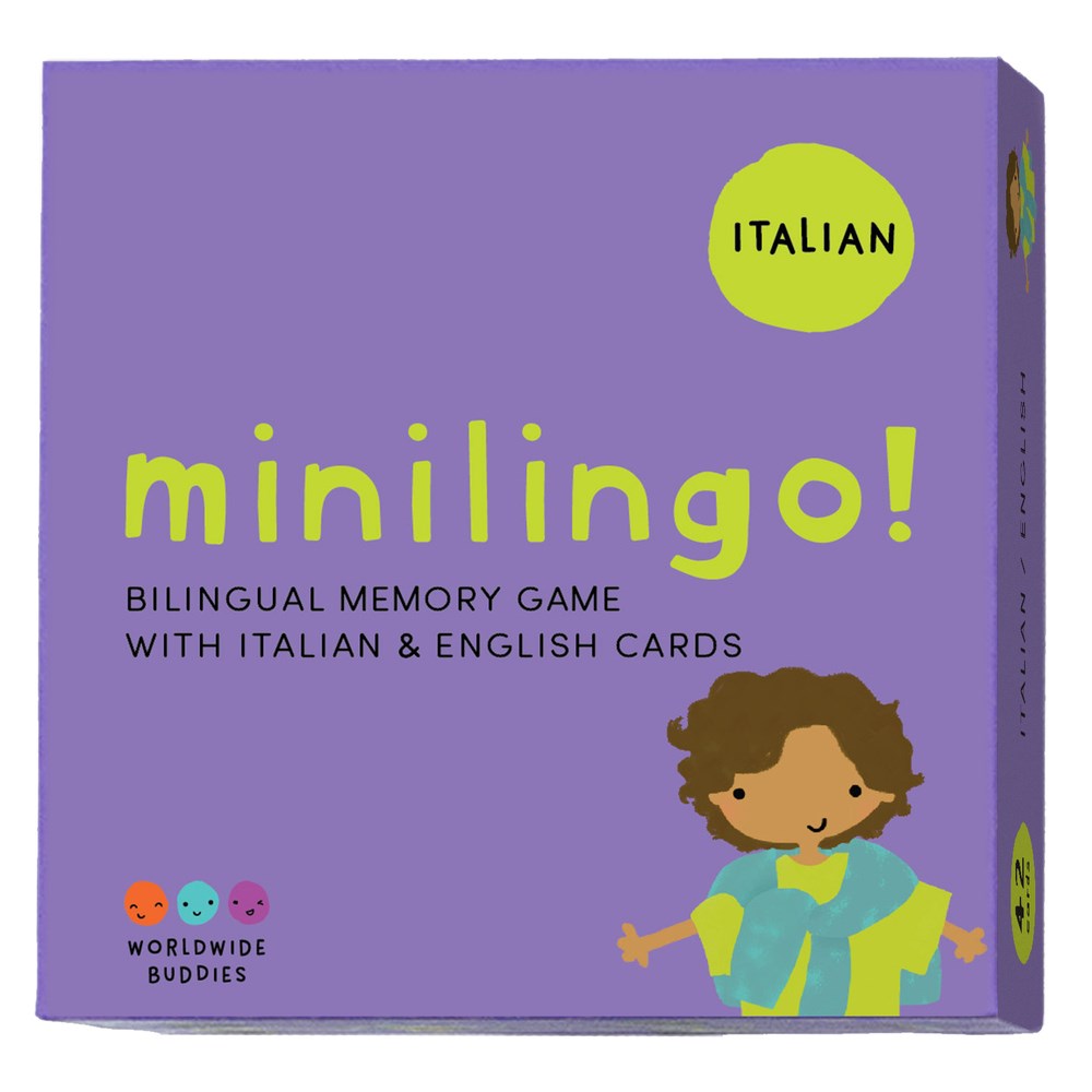 Minilingo Bilingual Memory Game - Italian/English