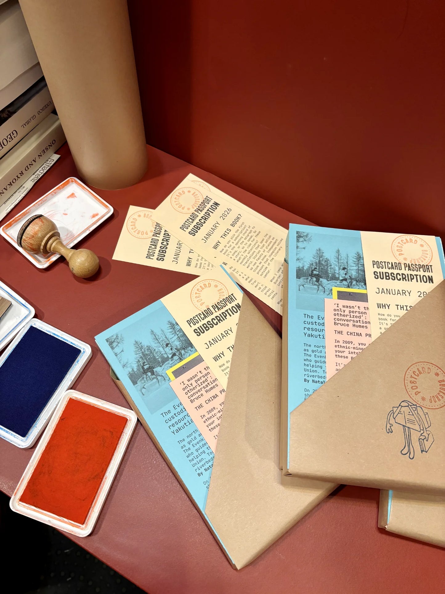 Postcard Passport Book Subscription