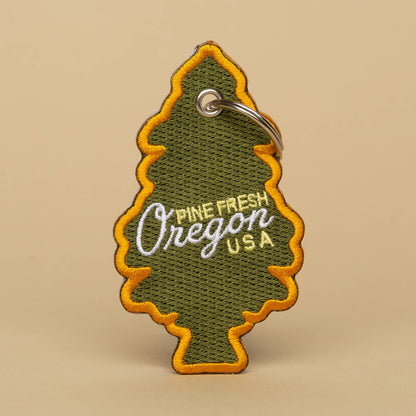 Oregon Pine Fresh Patch Keychain