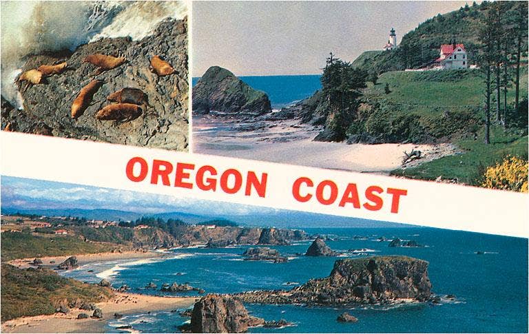 Oregon Coast Postcard