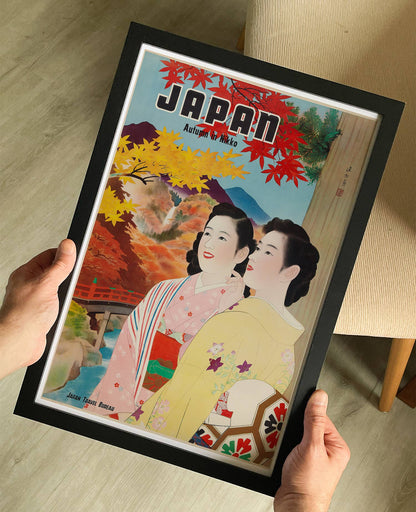 JAPAN (Autumn in Nikko) 1950s Poster