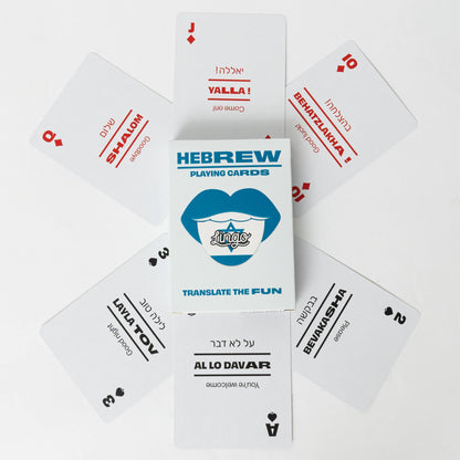 Hebrew Lingo Playing Cards