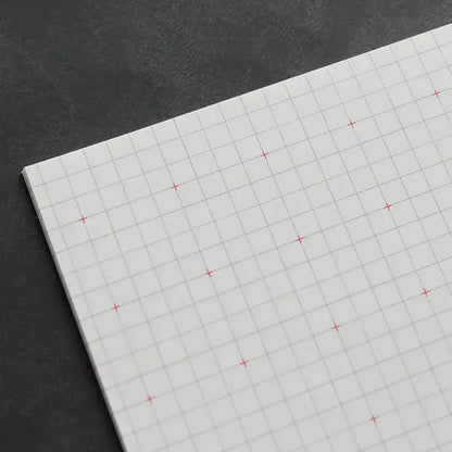 Cross Grid Red Notebook