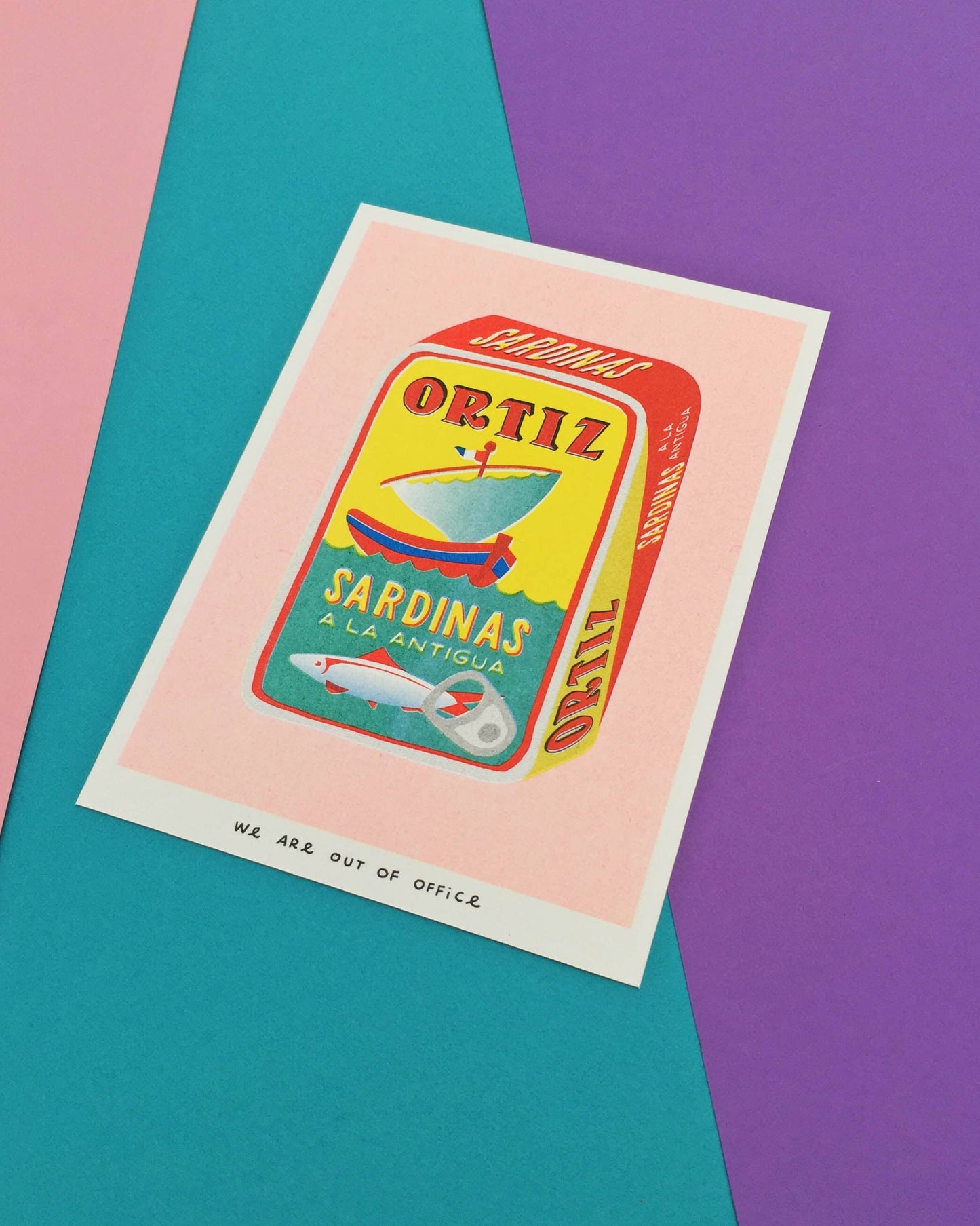 Ortiz Sardines Risograph