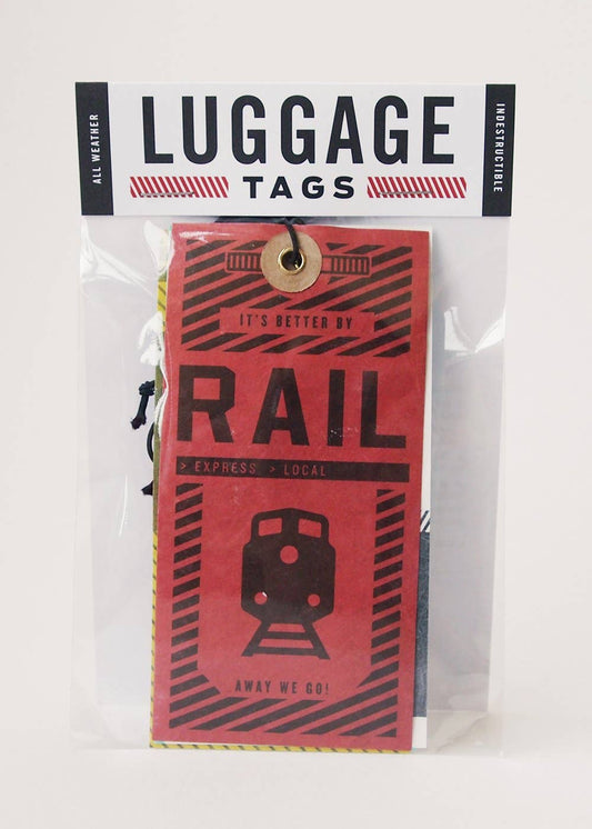 Traveller's Luggage Tags - Set of Four