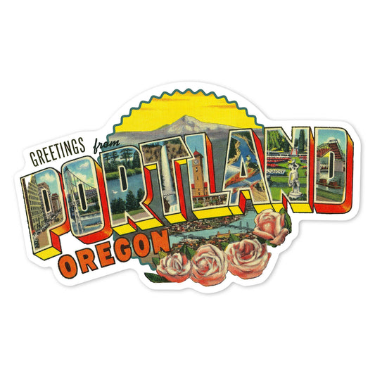 Greetings from Portland Vinyl Sticker