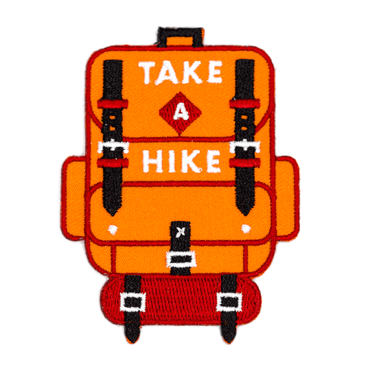 Take A Hike Embroidered Iron-On Patch