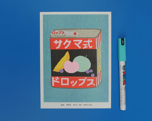 Japanese Sakuma Drops Risograph