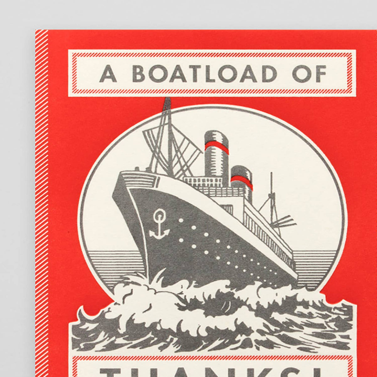 Boatload of Thanks Card