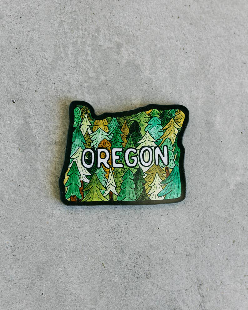 Oregon Trees Magnet