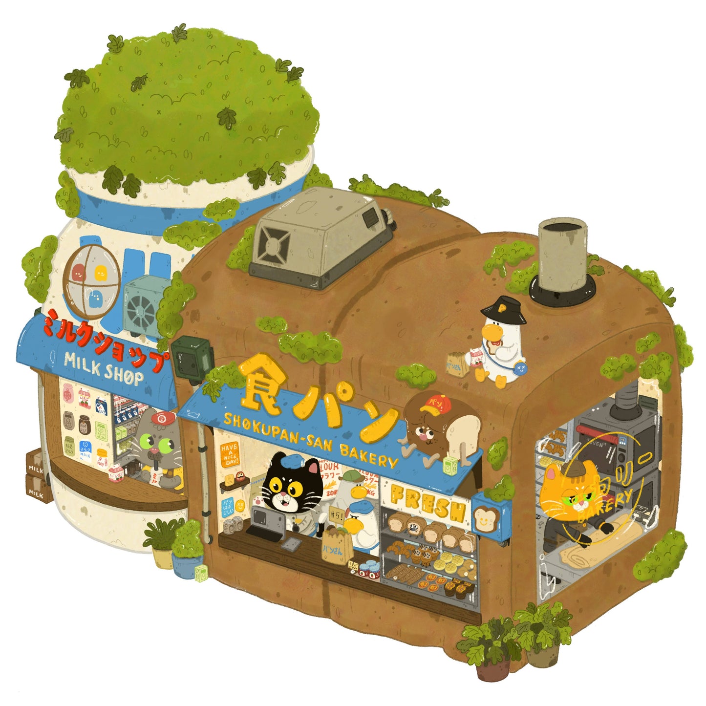 Shokupan San Vinyl Sticker