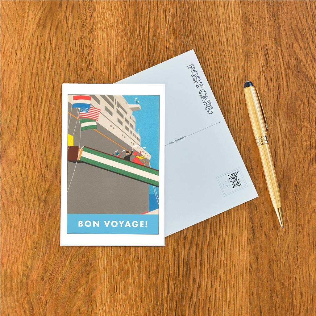 Ocean Liner Postcard