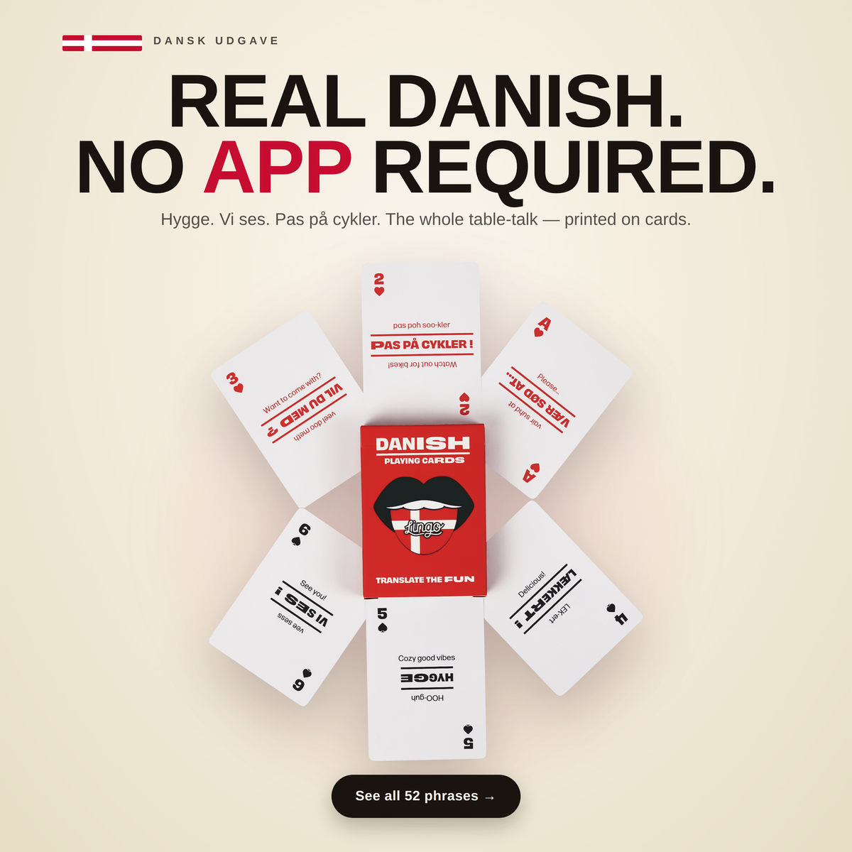 Danish Travel Playing Cards