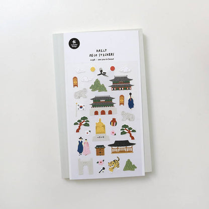 See you in Seoul Sticker Sheet