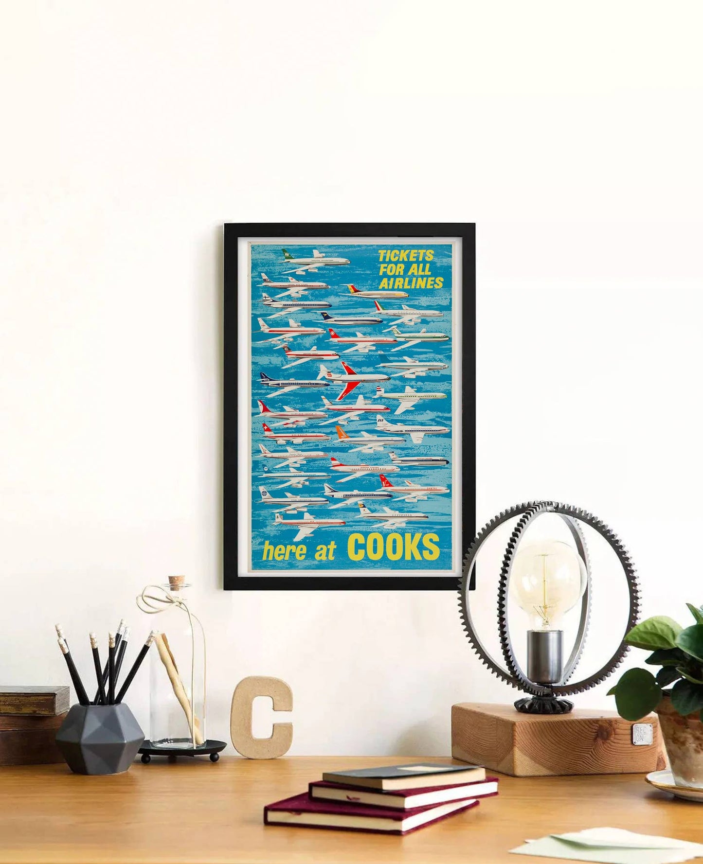 Cooks Travel 1950s Poster