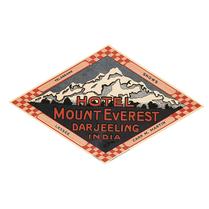 Grand Hotels - Travel Label Sticker Box
