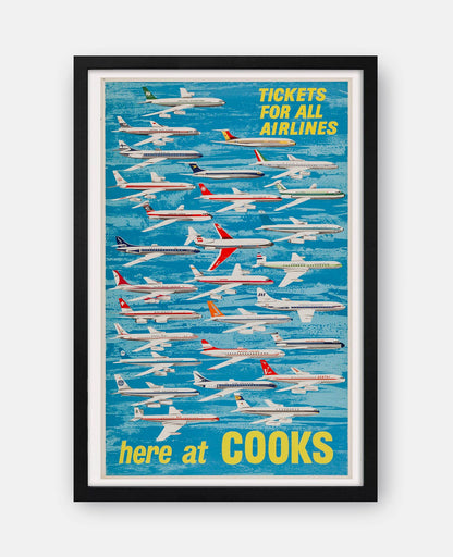 Cooks Travel 1950s Poster