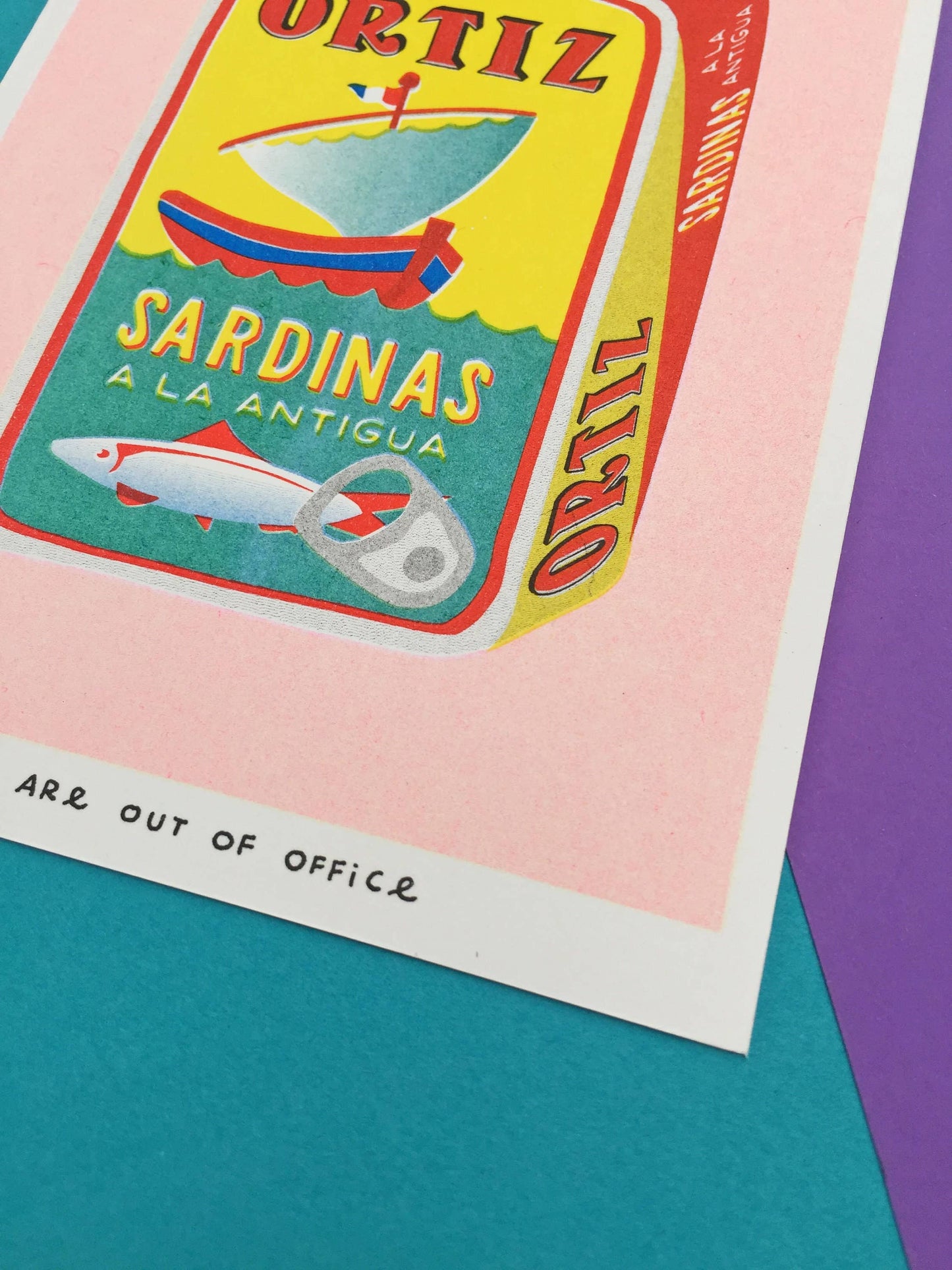 Ortiz Sardines Risograph