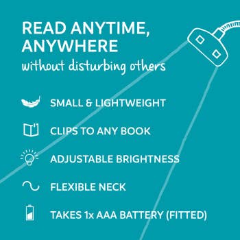 The Really Compact Travel Book Light - Orange