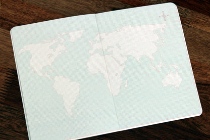 World Map Notebook