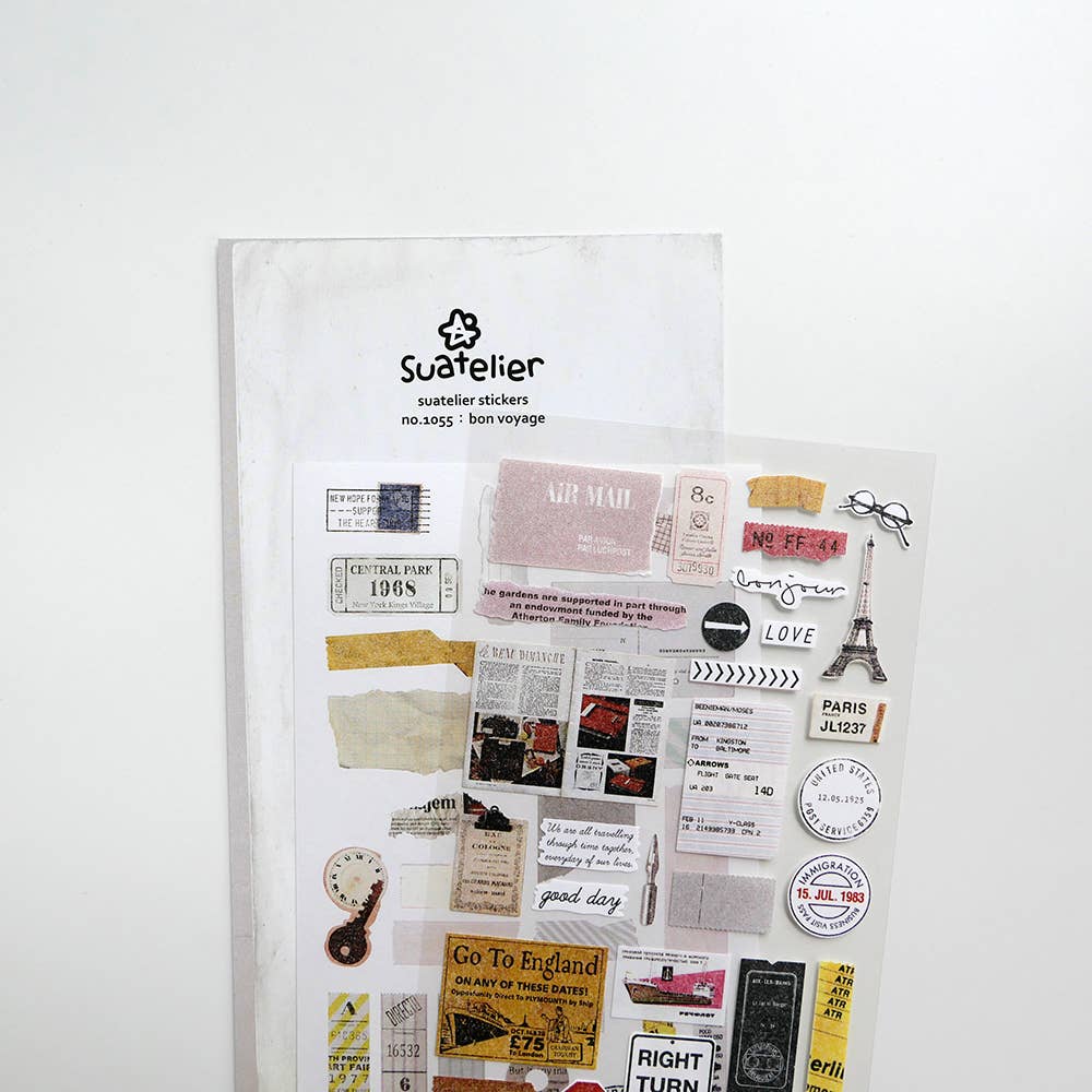 Bon Voyage Sticker Sheet