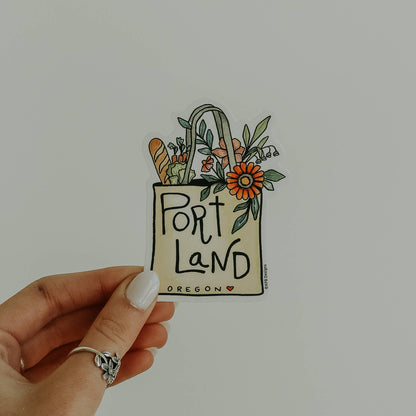 Portland Tote Vinyl Sticker