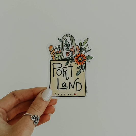 Portland Tote Vinyl Sticker