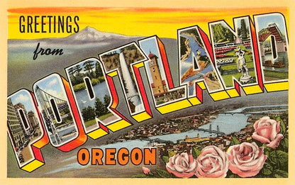 Greetings from Portland Magnet