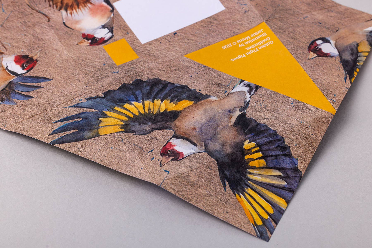 Golden Flight Pigeon Letter Set