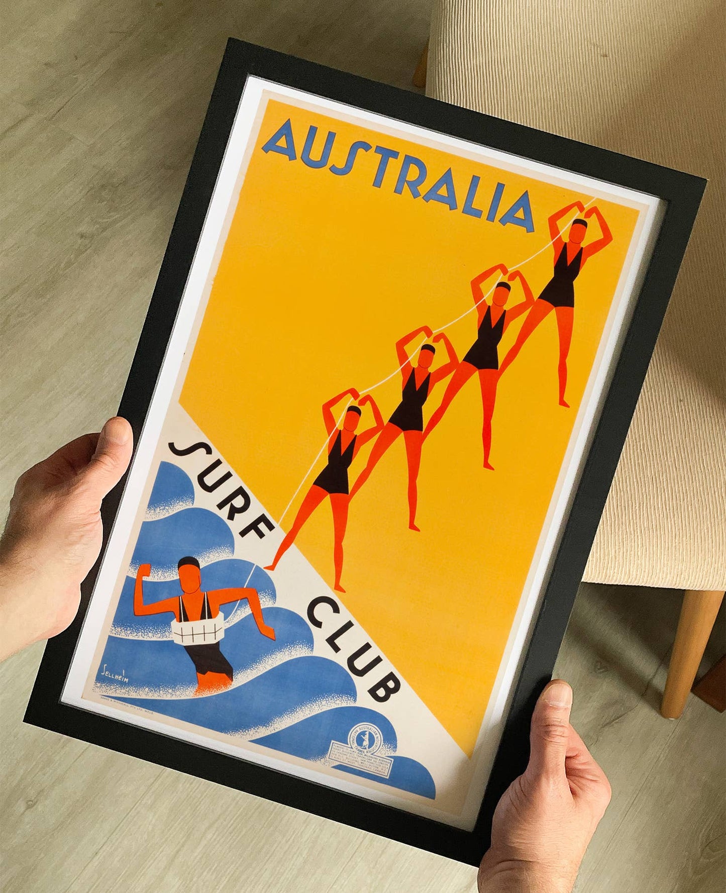 Australia (Surf Club) 1936 Poster