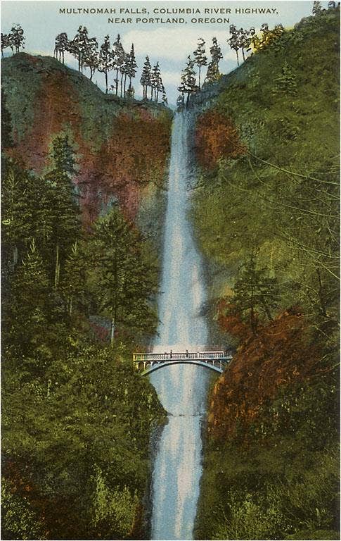 Multnomah Falls Postcard