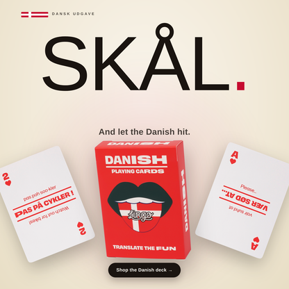 Danish Travel Playing Cards