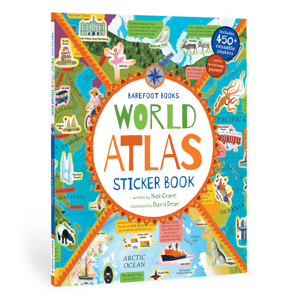 Barefoot Books World Atlas Sticker Book