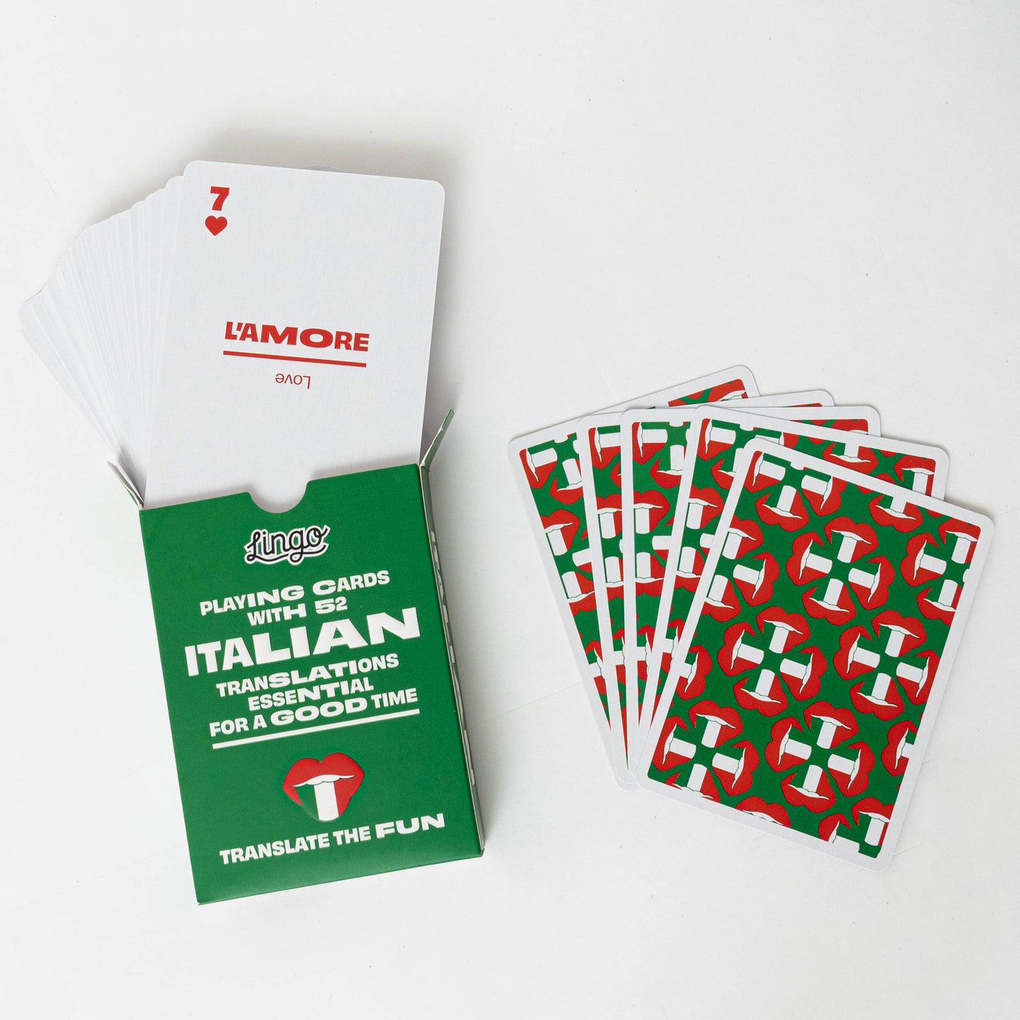 Italian Travel Playing Cards in Tin Travel Case